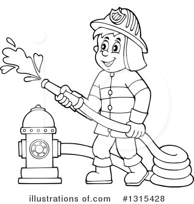 400x420 Fireman Clipart