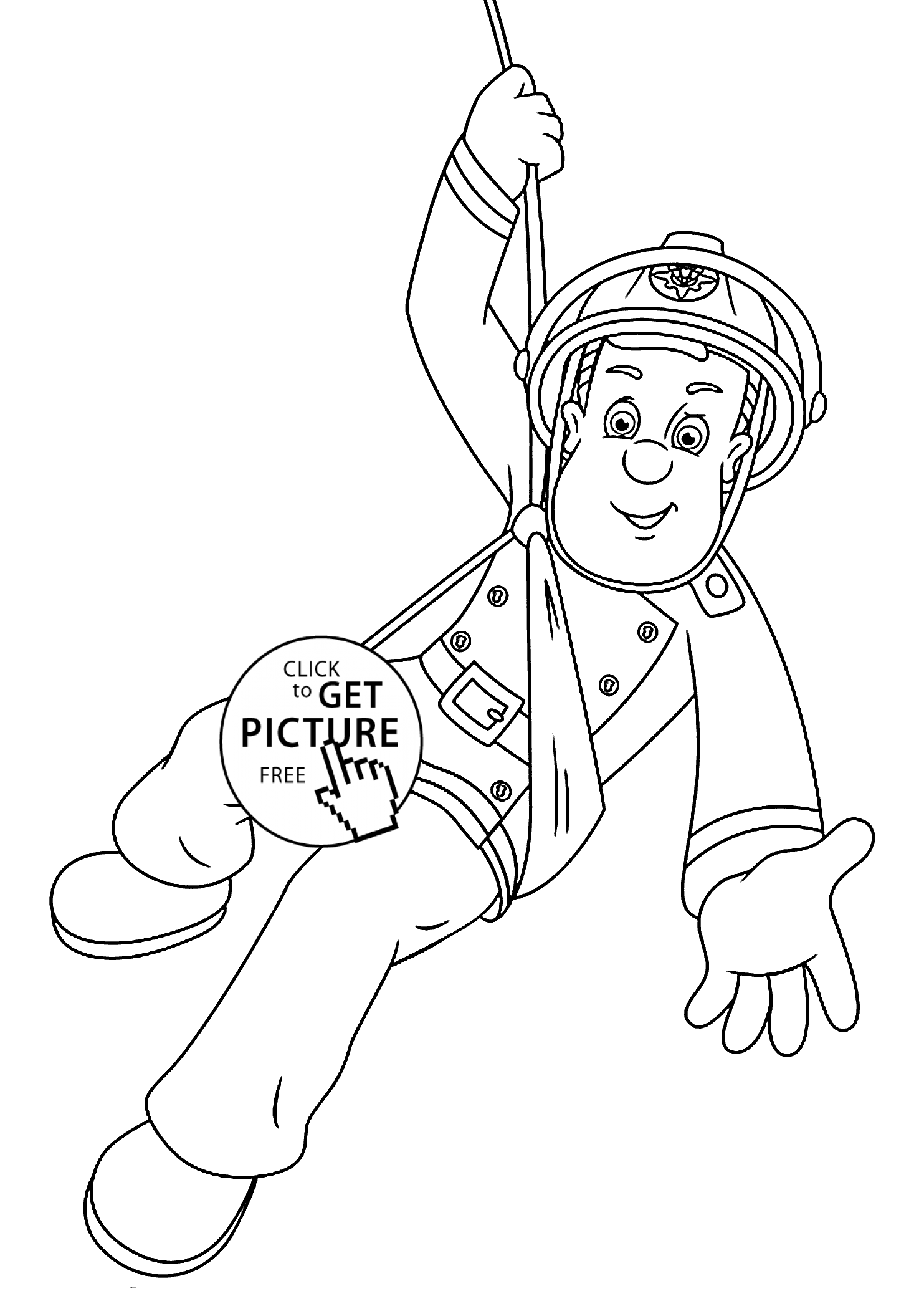 1483x2079 Sam Is Hero Cartoon Coloring Pages For Kids, Printable Free