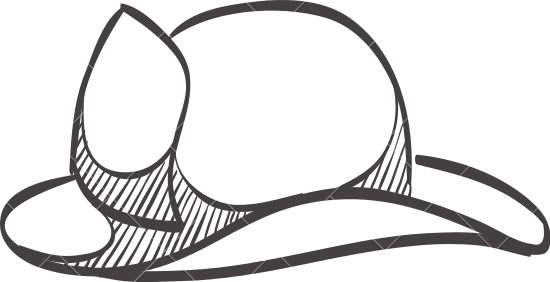 550x282 Sketch Icon Of A Fireman Hat