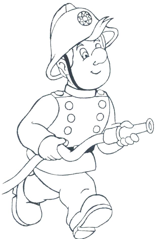 618x949 Coloring Page Firefighter Top Fire Fighter Coloring Pages Page