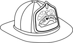 236x141 Fire Hat Coloring Fire Hat Coloring Sheet