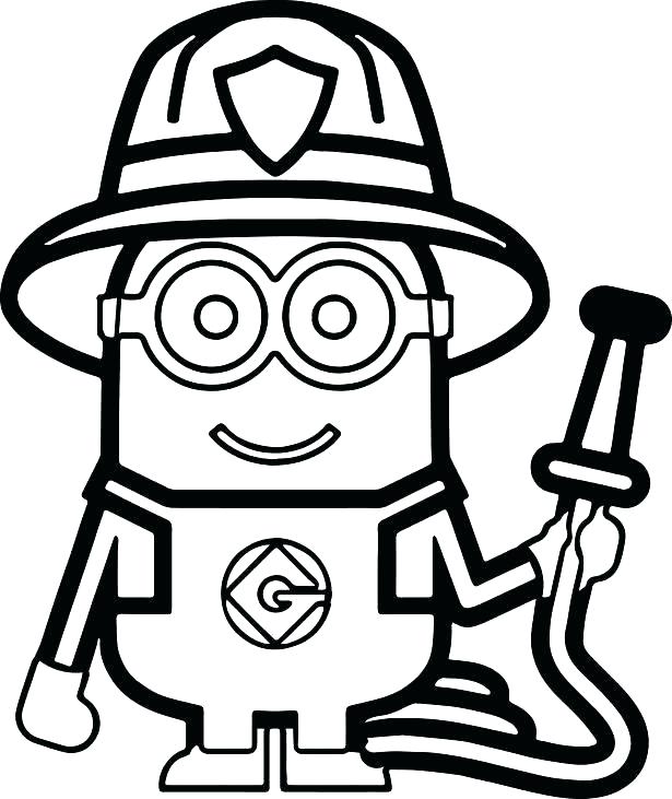 615x731 Firefighter Coloring Pages Printable Firefighter Coloring Pages