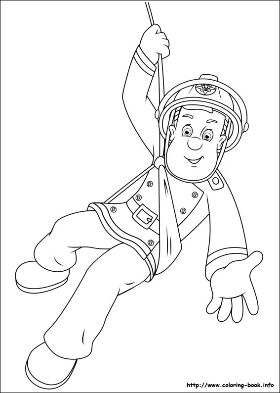 567x794 Fireman Sam Coloring Picture Kolorowanki Krzysia