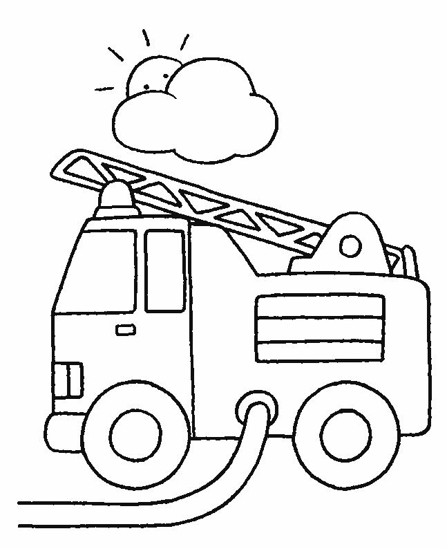 Firetruck Drawing at GetDrawings | Free download