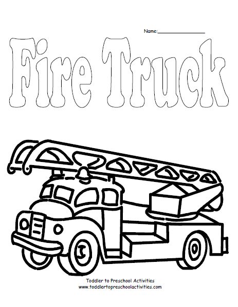 463x599 The Best Firetruck Coloring Page Ideas
