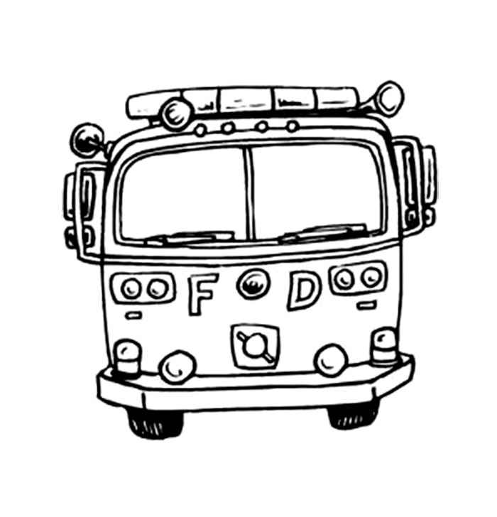 700x728 Truck Coloring Pages