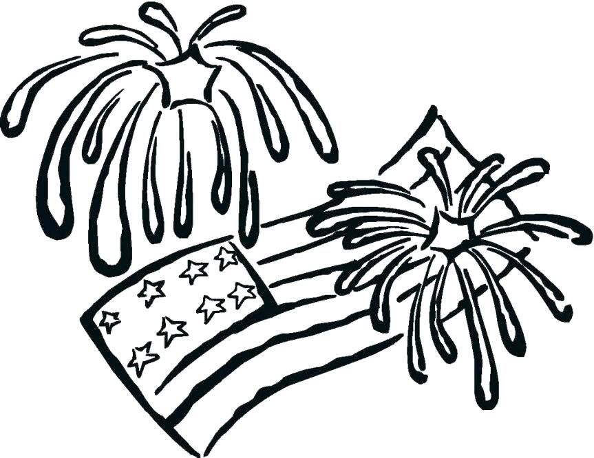 863x666 Fireworks Coloring Pages Printable Fireworks Coloring Pages Page