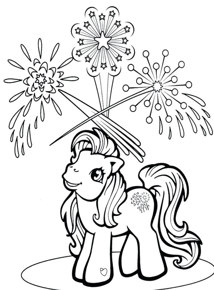 700x950 Revealing Fireworks Coloring Pages Firework My Little Pony See