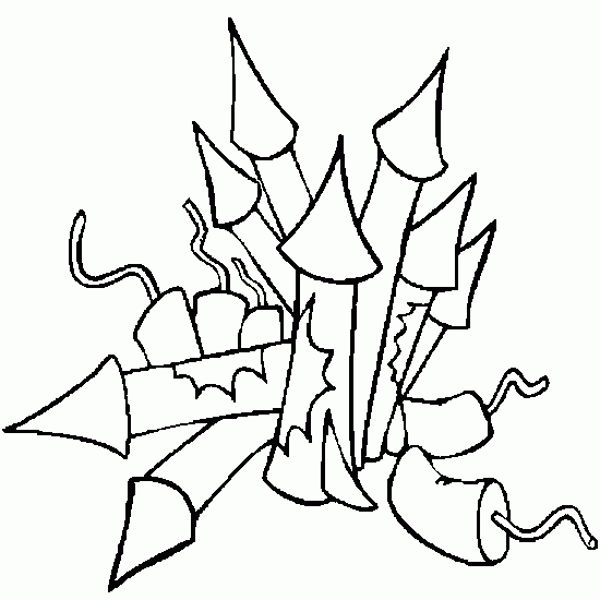 550x550 Drawing Fireworks