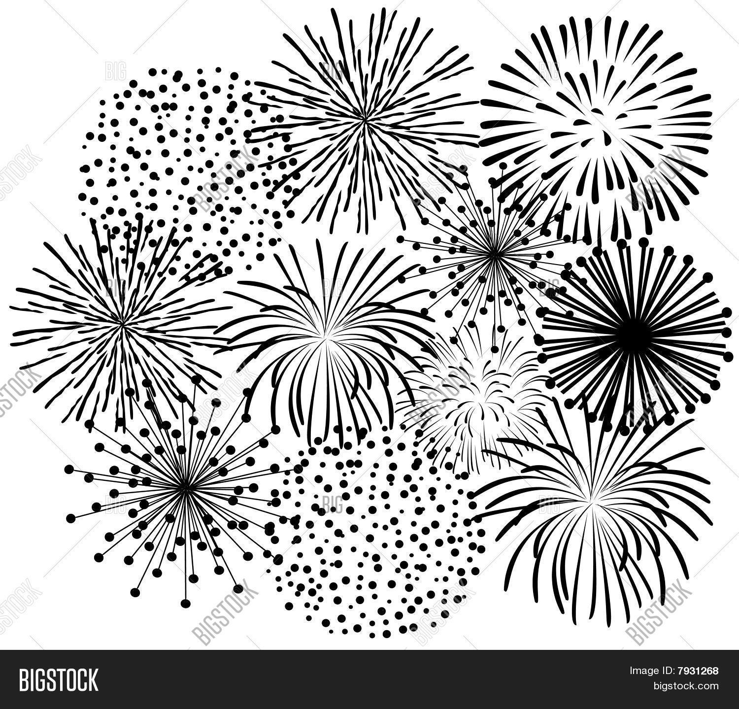 1500x1439 Black Fireworks Vector Amp Photo Bigstock