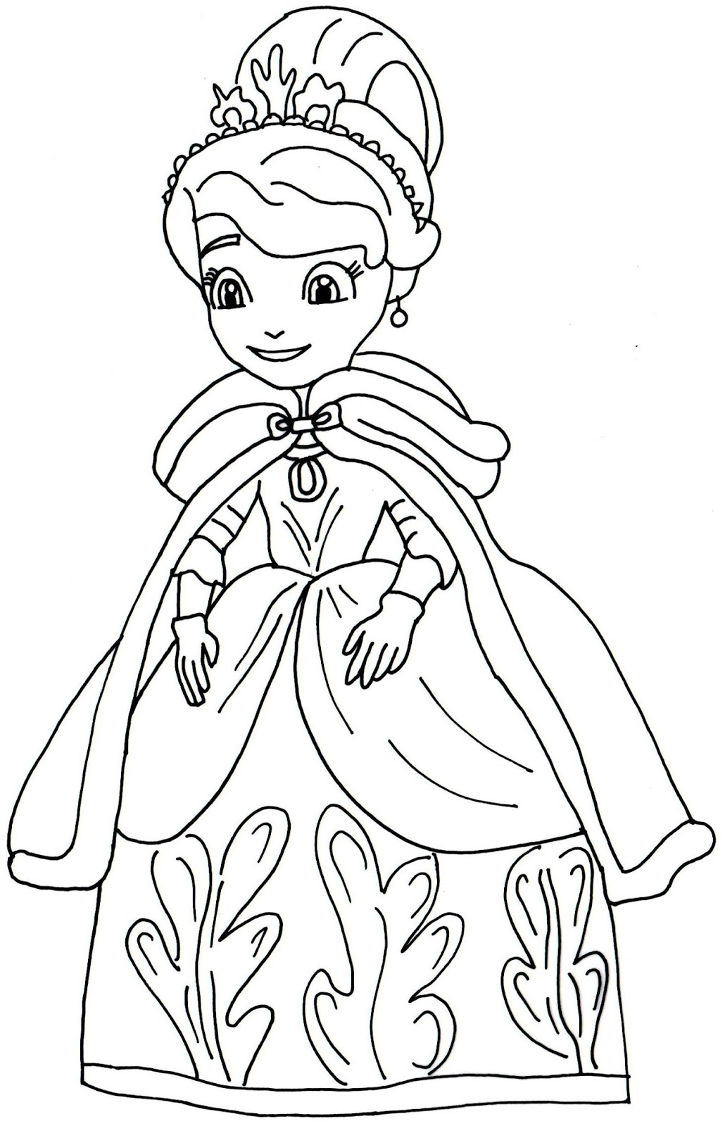 1030x1600 Sofia The First Drawing Sofia The First Coloring Pages Amber