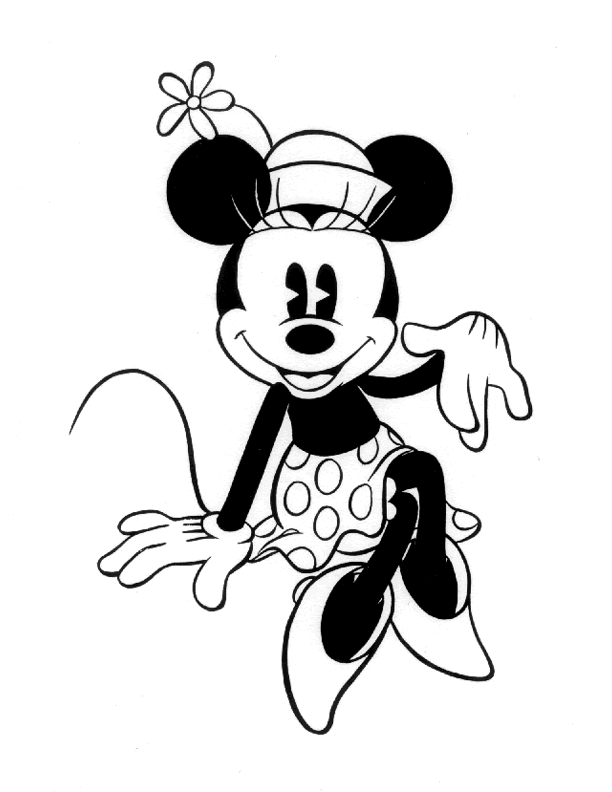 612x792 Minnie Mouse Coloring Pages Games T A T T O O I D E A S