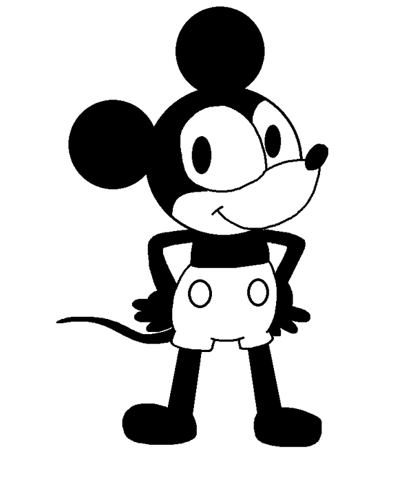 600x707 Early 1928 Mickey Mouse By Marcospower1996
