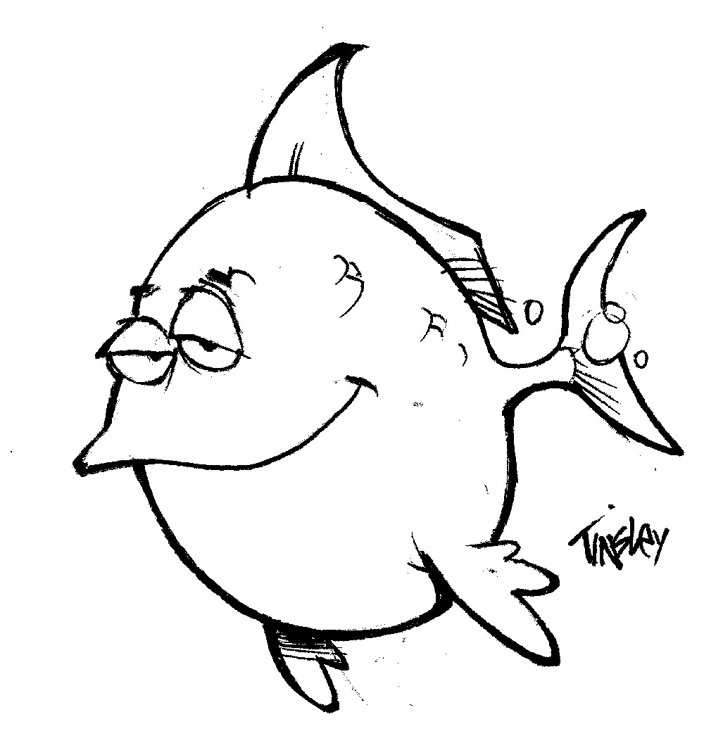 Fish Cartoon Drawing