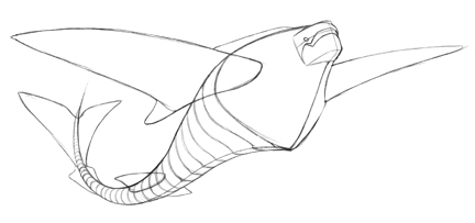 432x203 How To Draw A Flying Fish In 7 Steps