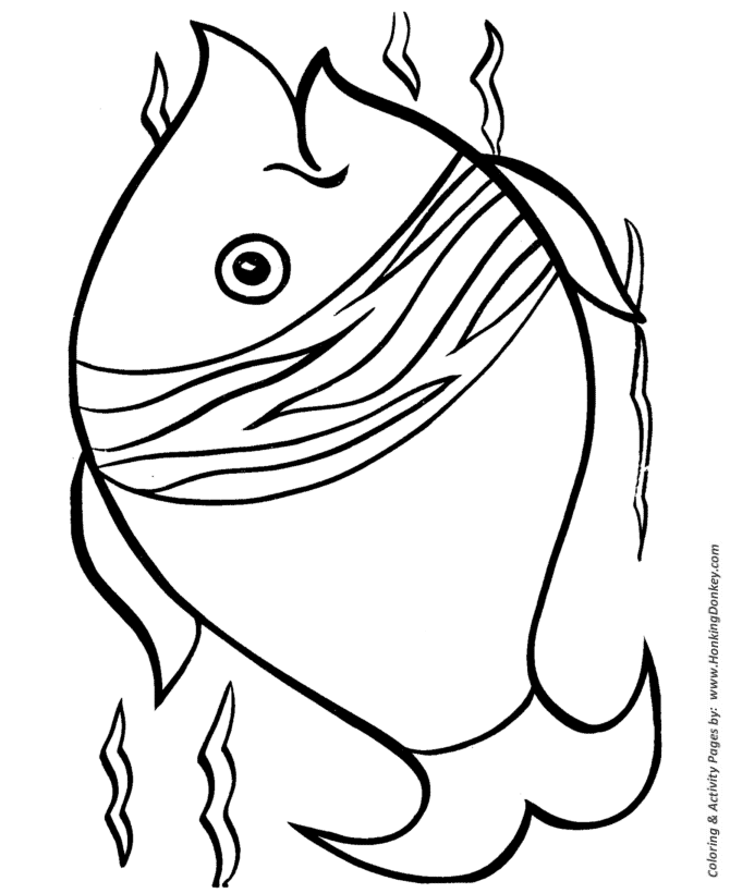 670x820 Easy Shapes Coloring Pages Free Printable Big Fish Easy Coloring