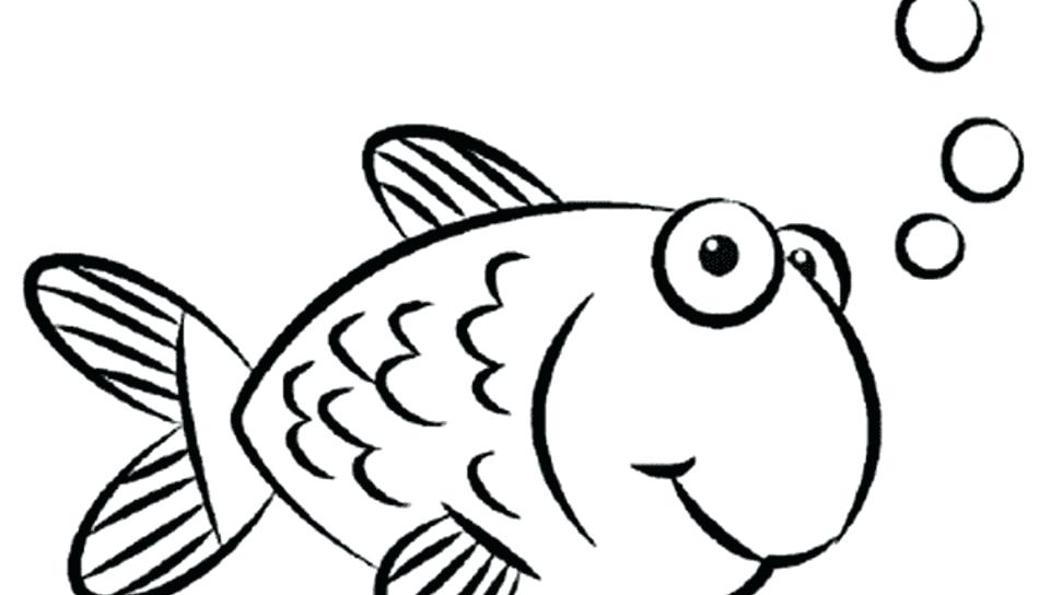 960x544 Ocean Fish Coloring Pages Best Images On And Drawing Goldfish