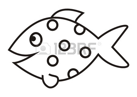 450x318 Outline Drawing Of Fish Stock Photos. Royalty Free Business Images