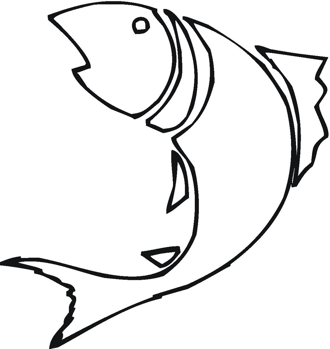 1135x1200 Simple Drawing Of A Fish