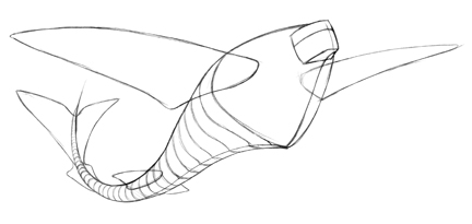 432x205 How To Draw A Flying Fish In 7 Steps