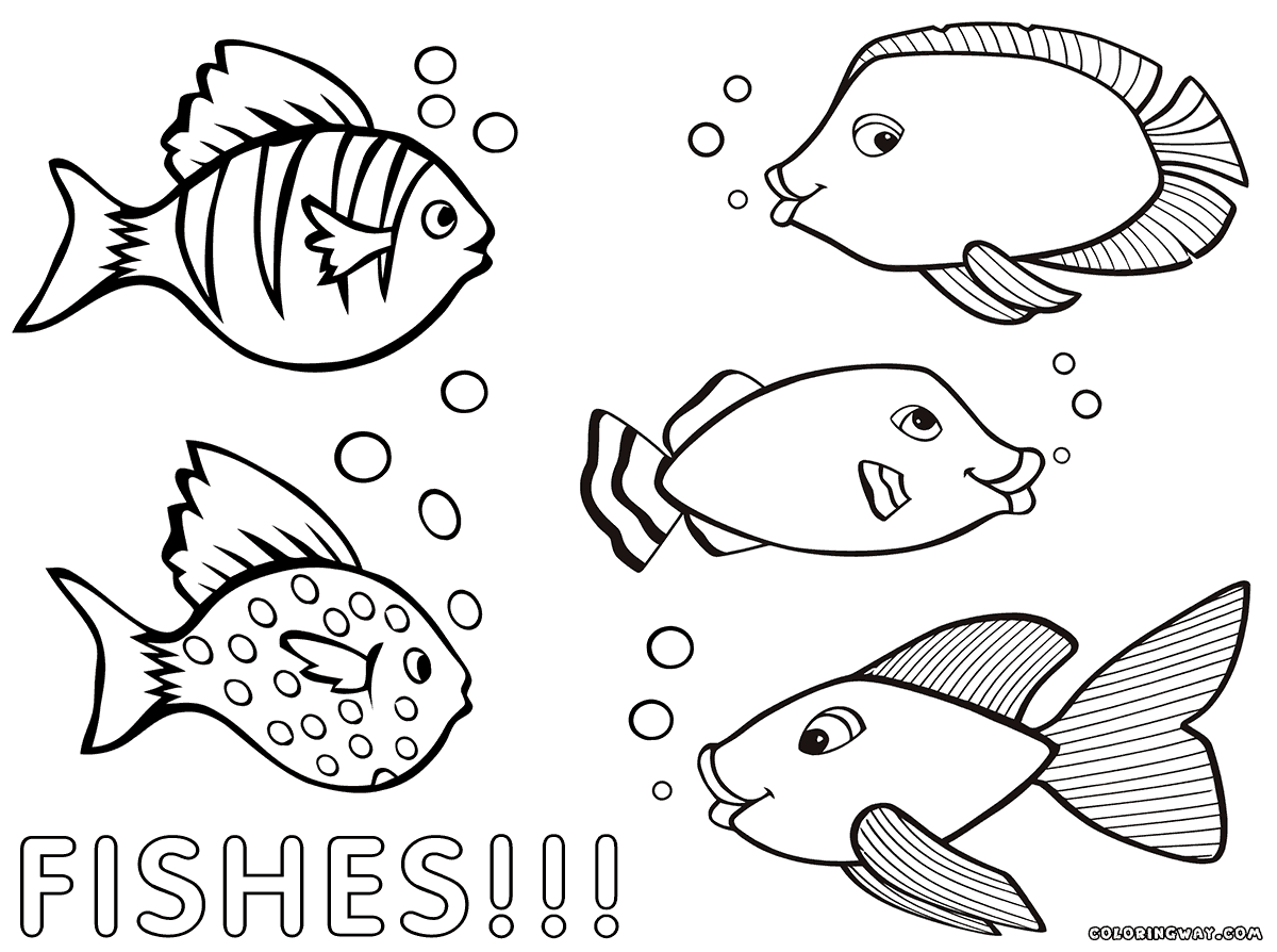 1200x894 Coloring Pages Of Fish Coloring Pages To Download And Print