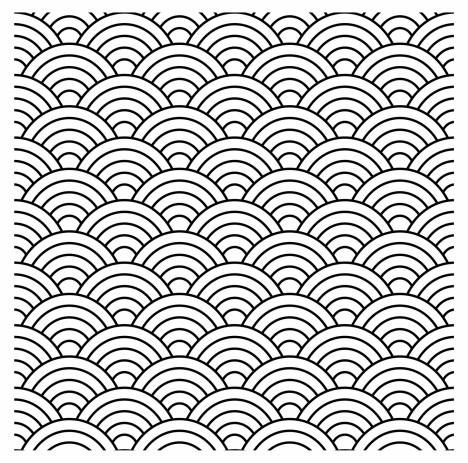 468x463 Seamless Fish Scale Pattern (Vector) Vectors Stock Inmat