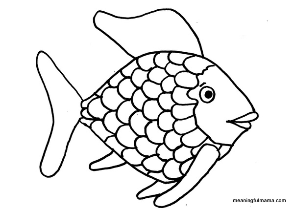 600x430 Best Photos Of Rainbow Fish Template With Scales