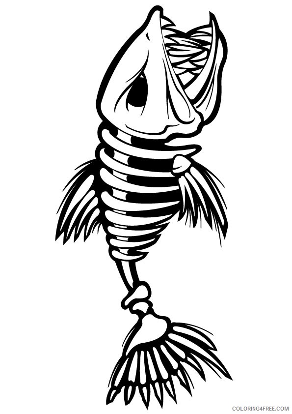 595x842 Printable Skeleton Coloring Pages Coloring4free
