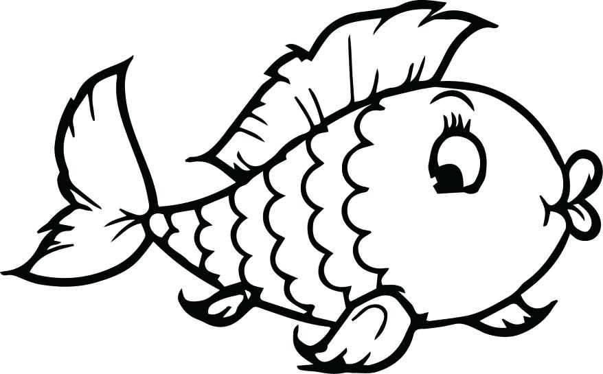 878x545 Printable Fish Coloring Fish Coloring Pages Page Printable