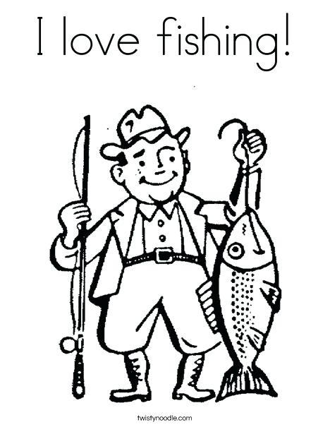 468x605 Here Are Fishing Coloring Pages Images Fisherman Coloring Page