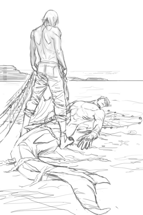 500x750 Pencilled This During Livestream! Fisherman Rin Discovers