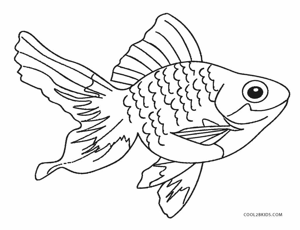 1024x786 Free Printable Fish Coloring Pages For Kids Cool2bkids