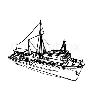 320x320 Fishing Boat Stock Vector Colourbox