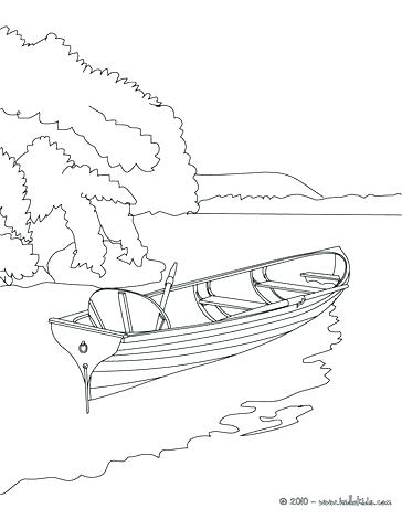 364x470 Fishing Boat Coloring Pages