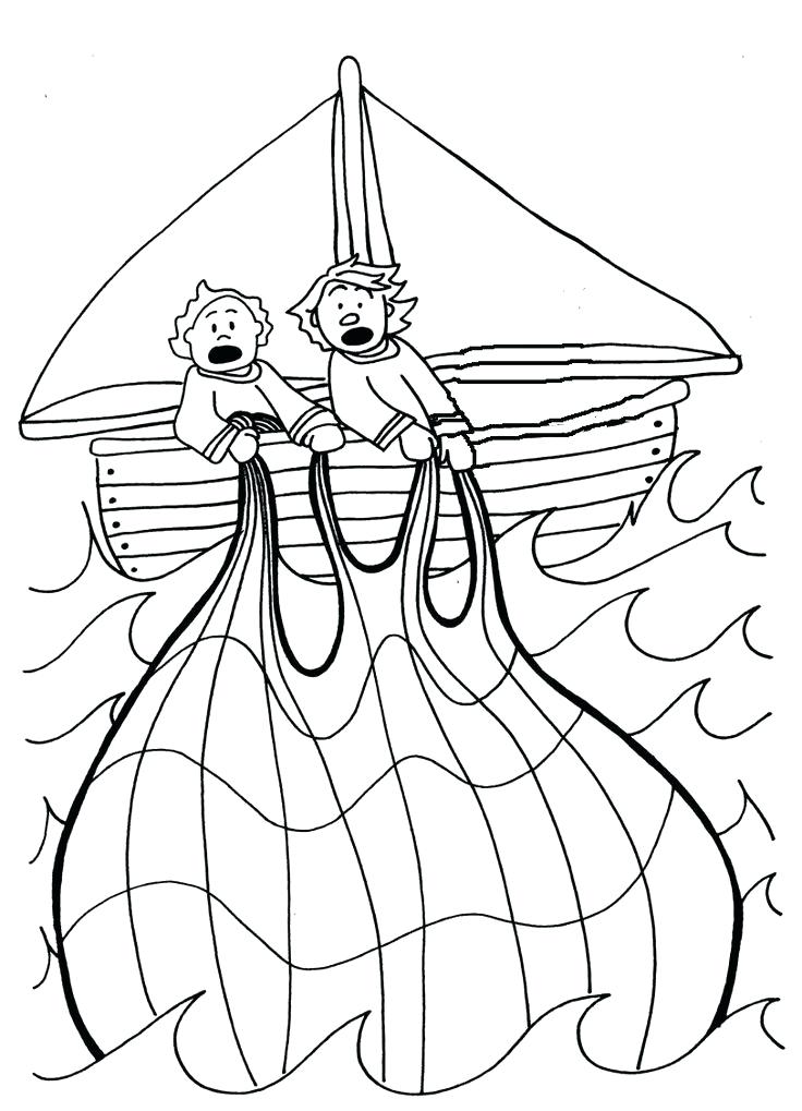 736x1019 Fishing Pole Coloring Pages Page Trend Medium Size Fish Image