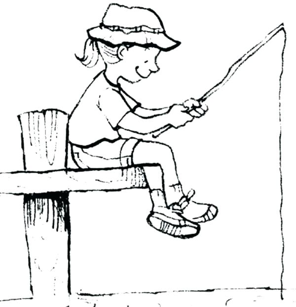600x623 Palm Tree Coloring Pages Palm Tree Coloring Page Fishing Pole