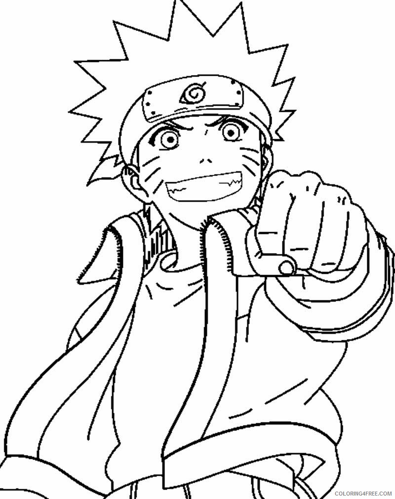 800x1010 Naruto Coloring Pages Fist Bump Coloring4free