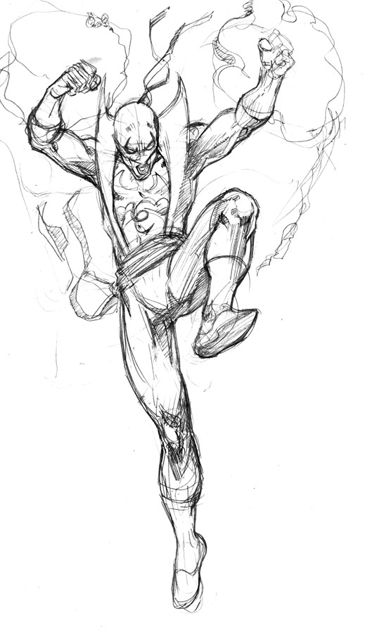 519x900 Immortal Iron Fist Dave Stokes Sketch Blog