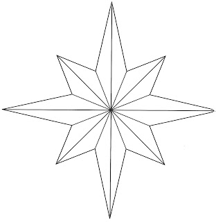 312x320 Hopemore Eight Point Star Template