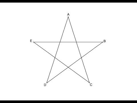 480x360 How To Draw A Five Pointed Star