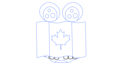 382x215 How To Draw Canadian Flag, World, Easy Step By Step Drawing Tutorial