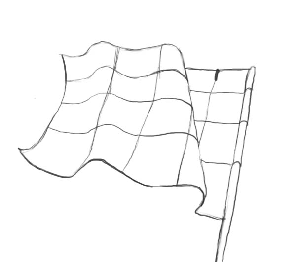 600x531 How To Draw A Flag