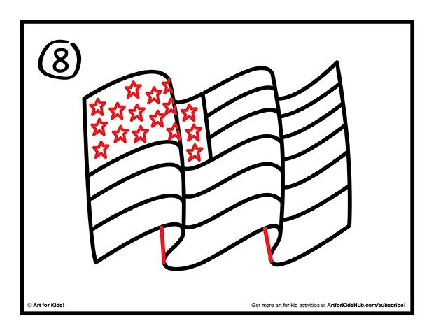 620x479 The Best American Flag Drawing Ideas On American