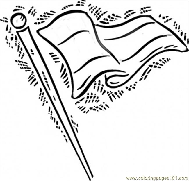 650x623 German Flag In The Wind Coloring Page