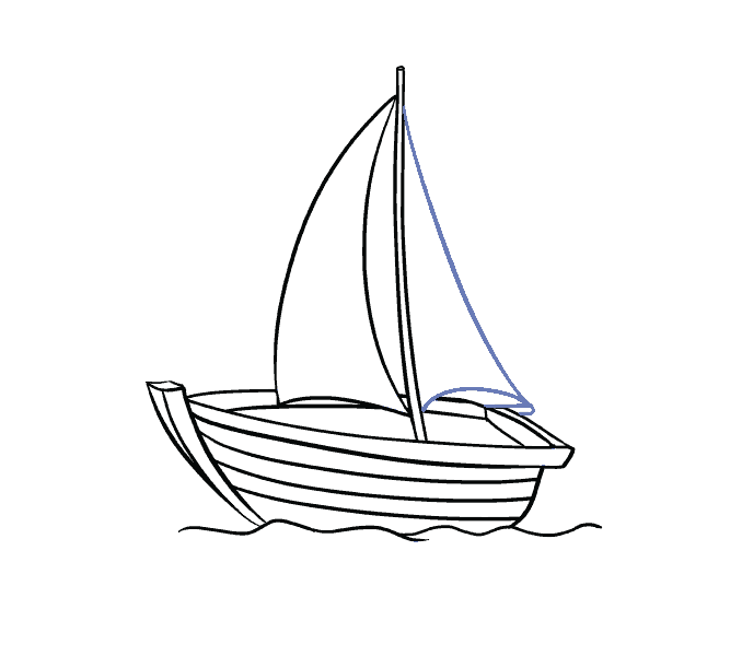 678x600 How To Draw A Boat In A Few Easy Steps Easy Drawing Guides