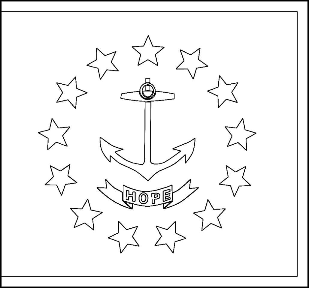 1029x960 Rhode Island State Flag