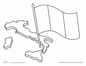 301x233 Italian Flag Worksheet