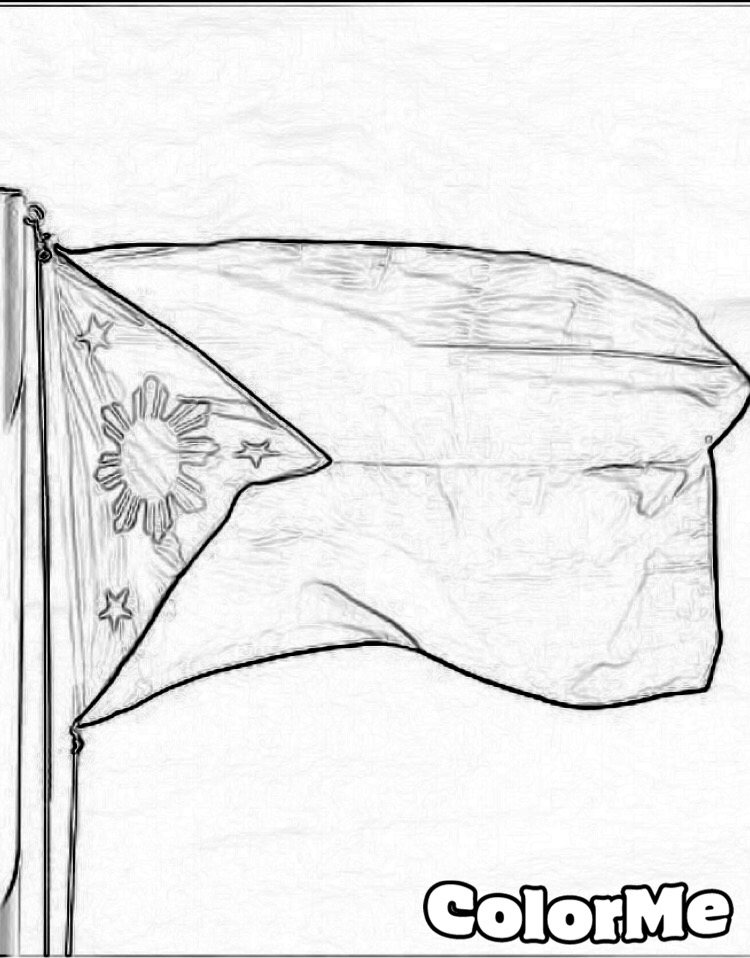Flag Of The Philippines Drawing at GetDrawings.com | Free for personal