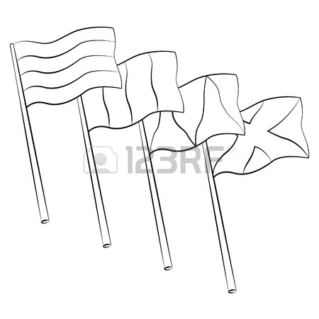 450x450 Golf Flags Royalty Free Cliparts, Vectors, And Stock Illustration