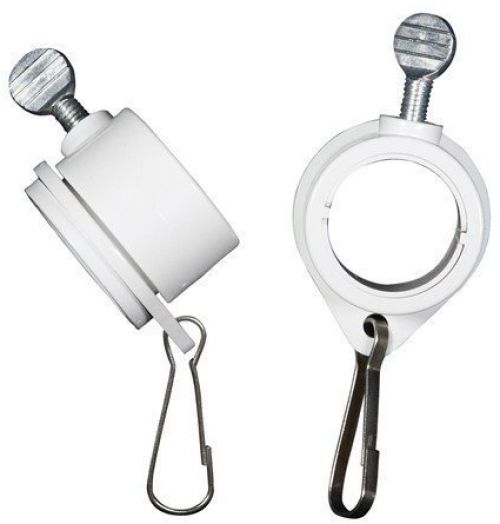 500x524 Rotating Flag No Wrap Pole Mounting Rings 1 Pair Grommet Clip